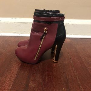 Burgundy Booties